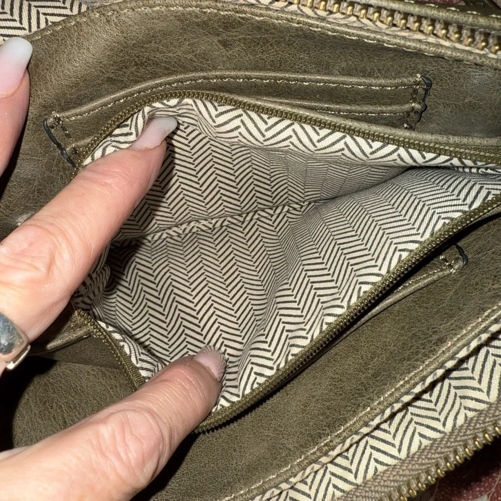 Chic Olive Crossbody Bag